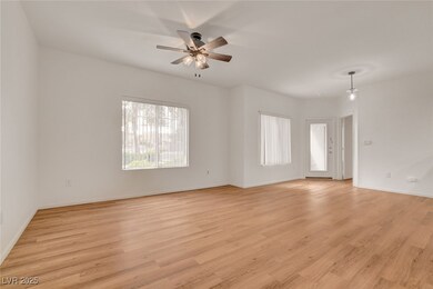 Unfurnished living room with light wood-type floor