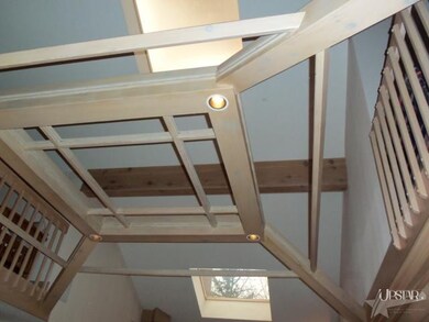 Close up View of the Decorative Ceiling in the Atr