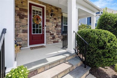 Front of house with  porch, front lawn, and sidelo