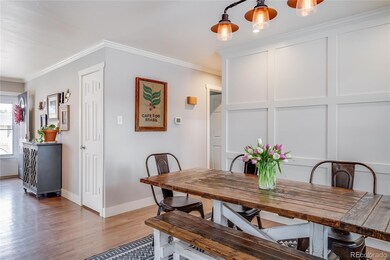 Dining Room with Panel Wall