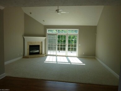 Vaulted Great Room opening to deck
