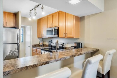 Bar area in kitchen.