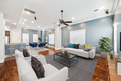 Open concept second floor *virtually staged photo