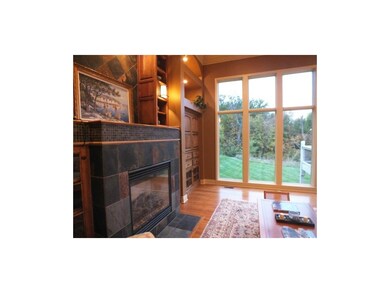 Spacious hearth room with plenty of built-ins.