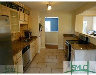 Kitchen. Eat in kitchen with stainless, tile and g
