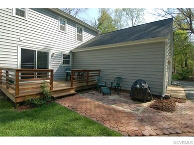 With a deck just outside the kitchen eat-in area, 