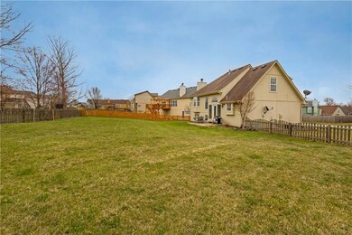 Very large fenced back yard