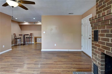 Family Room towards dining area