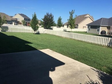 fully fenced yard