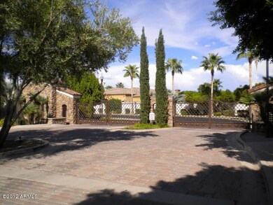Villa Tuscano Gated Entrance