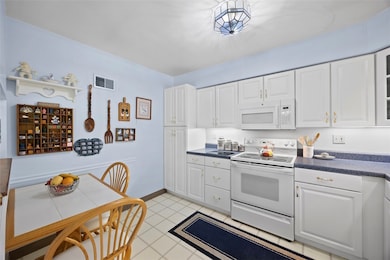Spacious enough for a small table or add more cabi
