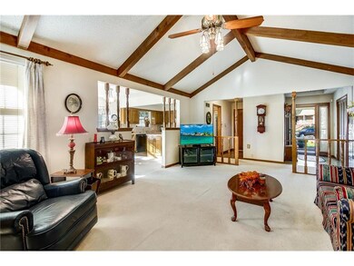 Great Room measures 19' x 14'...