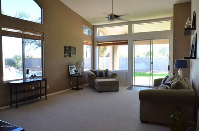 Living room vaulted ceilings