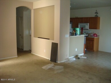 View of Kitchen from Living Room