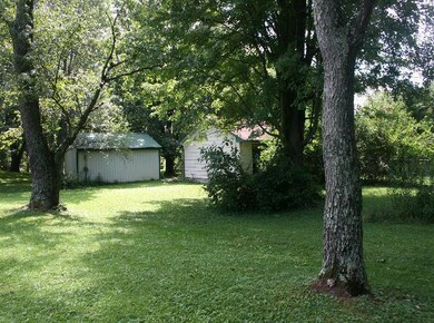 partial view of large yard area