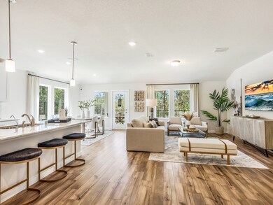 Photo is not of the actual home, but is an inspirational photo of builder’s model home and may depict options, furnishings, and/or decorator features that are not included