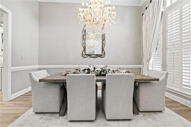 Beautiful Crystal Chandelier and Chic Mirror Inclu