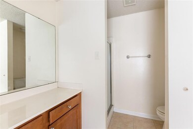 Primary bathroom with separate shower