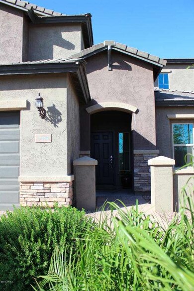 Brick entrance exterior