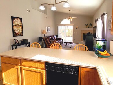 Kitchen Looking into Family Room