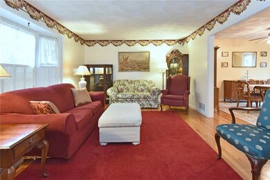 Living room with hardwood floors