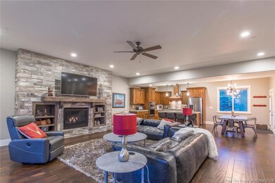 Large family room..much larger than the