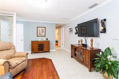 Living room and entry