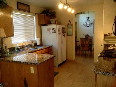 Kitchen with Peek into Dining Room