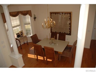 View of dining room from 2nd floor