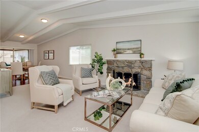 Nice spaces for furniture and decorating...cozy fireplace adds nice detail.