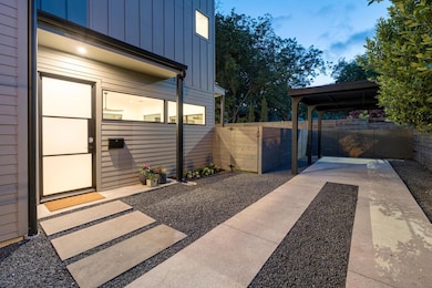 View of side of home featuring board and batten s