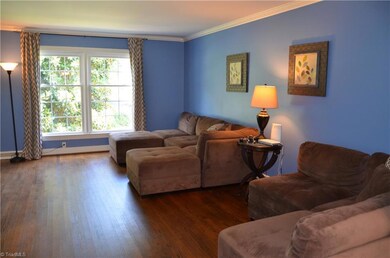 Updated Vinyl Windows for tons of natural light in Living Room.