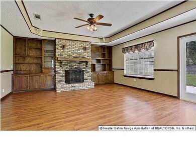 Seperate den area with Fireplace. Great for entert