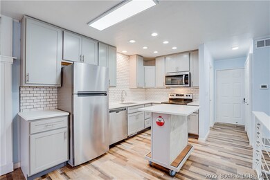Open concept with mobile island