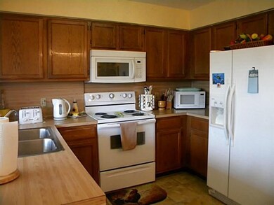 A Fridge with Ice maker is Included