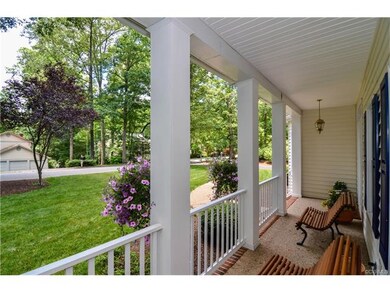 Beautiful views from the front porch.