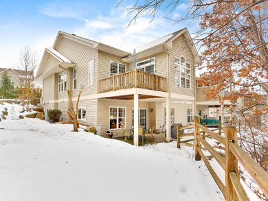 Relax in your private back yard on either the deck