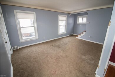 Living Room with Accented Cove Ceiling