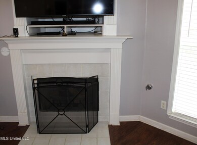 Fireplace with Gas Logs