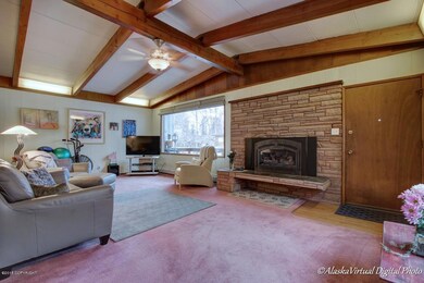 Living Room With Gas Fireplace