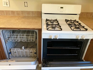 Gas cooking on this Frigidaire stove.