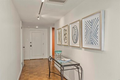 Entry hall with guest closet