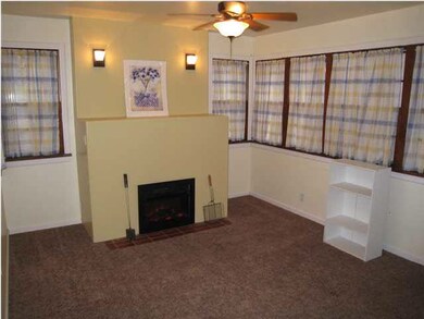 Family room tucked in the back
