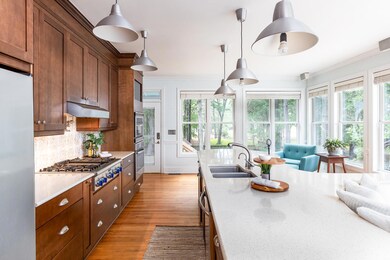 Kitchen Surrounded with windows!