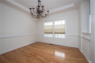 Formal Dining Room with great space for furniture