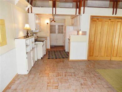 Kitchen. View of the kitchen area shows the space 