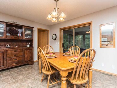 Dining Room. Large dining area with plenty of room for a china hutch