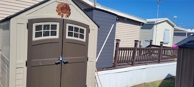 Back porch and sheds