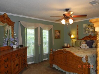Master Suite with walk-in closet and lots of natural light. 