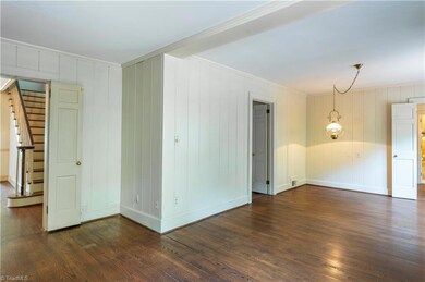This view is from the back den, facing into the foyer. This room is fabulous, spacious and loaded with character as you'll see in photos to follow.